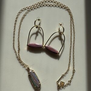 Kendra Scott Layla Necklace and earring SET